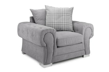Sofista Mayfair Scatterback Armchair – Relaxed Luxury Accent Chair with Plush Cushions UK