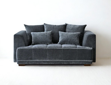 Sofista Gramercy Sofa in Steel Velvet - Sofista Living LTD 