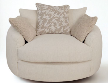 Sofista Cream Boucle Love Seat - Sofista Living LTD 