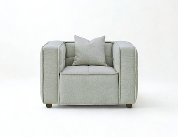 Sofista Murray Armchair in Putty Boucle Fabric - Sofista Living LTD 