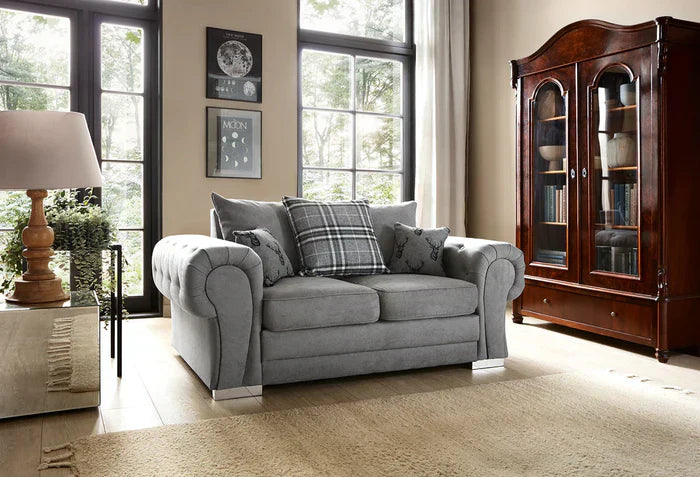 Sofista Mayfair 2 Seater Scatterback Sofa – Relaxed Luxury Loveseat with Plush Cushions UK