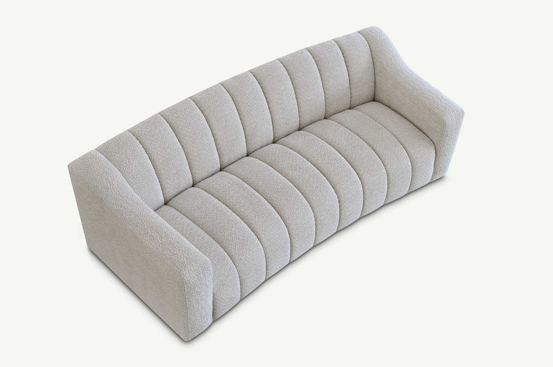 Astoria sofa in Oatmeal Boucle Fabric - Sofista Living LTD 