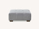 Leanord Footstool in Cloudy Grey Boucle