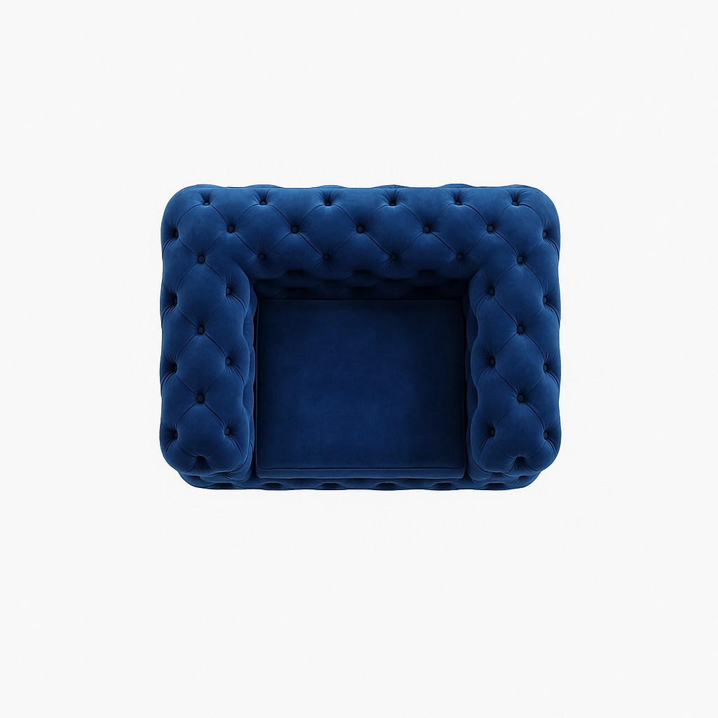 Ambassador Chesterfield Sofa - 1 Seater Sofa - Sofista Living LTD 