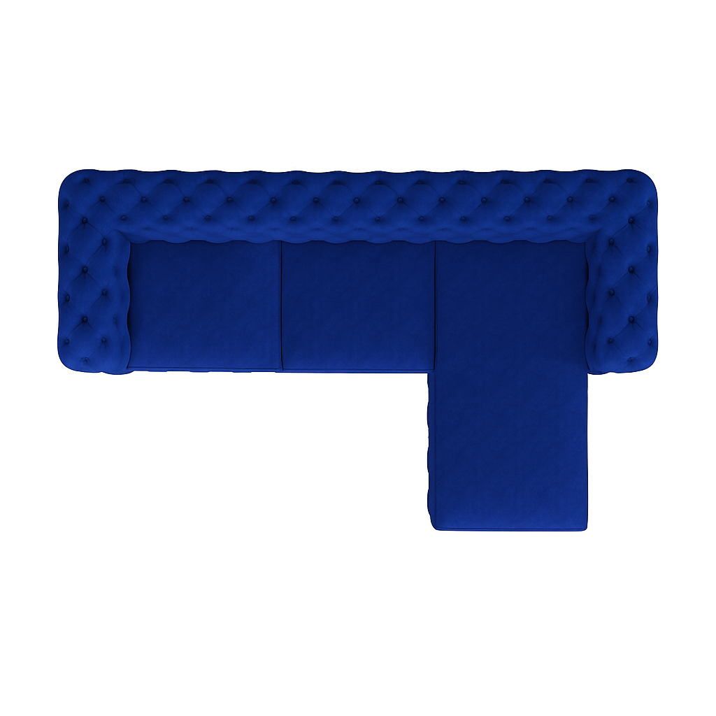Ambassador Chesterfield Sofa - L Shape Sofa - Sofista Living LTD 