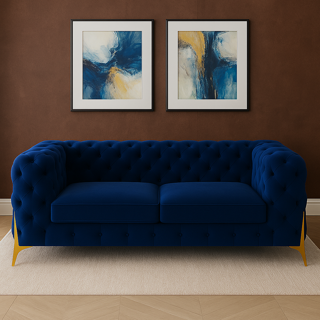 Ambassador Chesterfield Sofa 3 + 2 Seater - Sofista Living LTD 