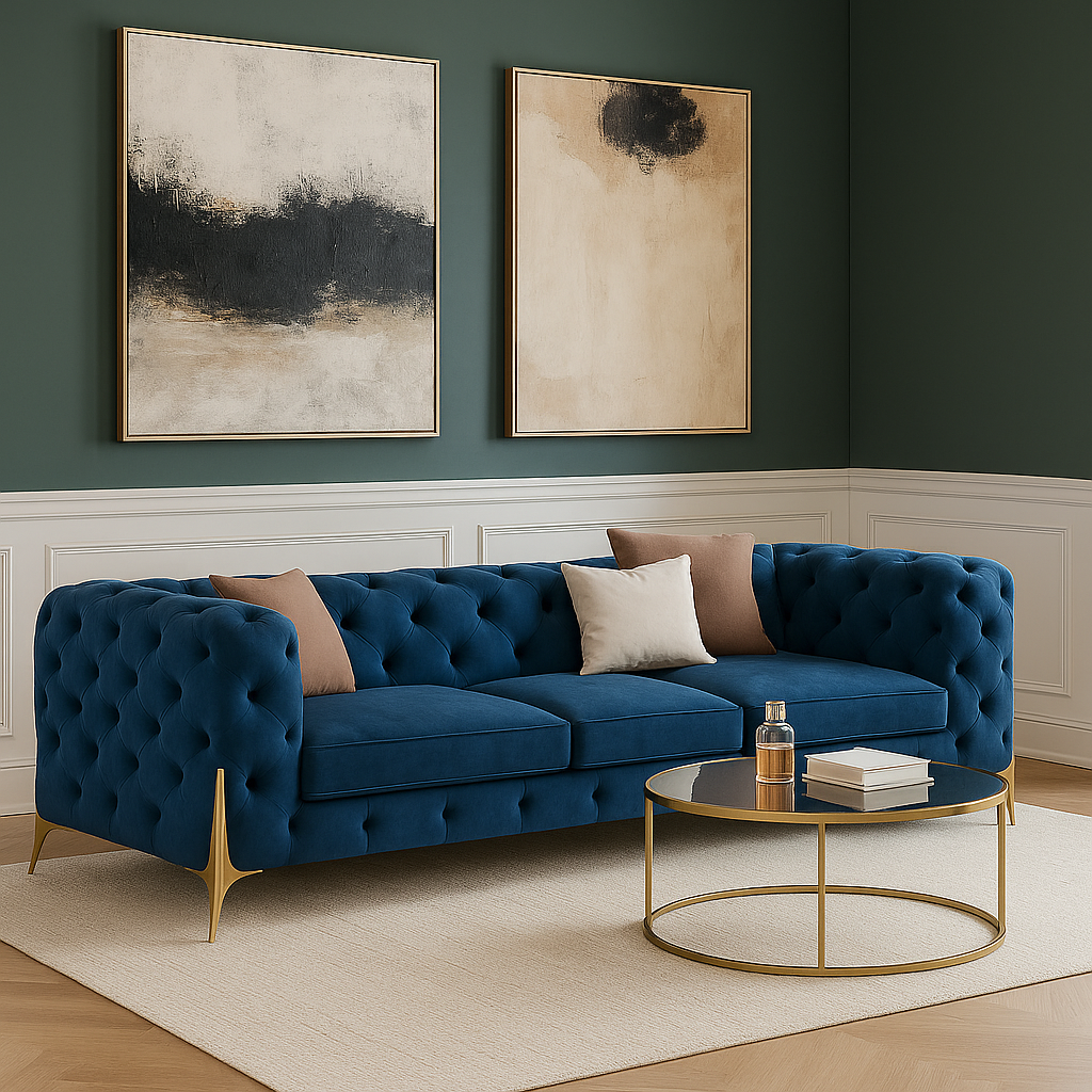 Ambassador Chesterfield Sofa 3 + 2 Seater - Sofista Living LTD 