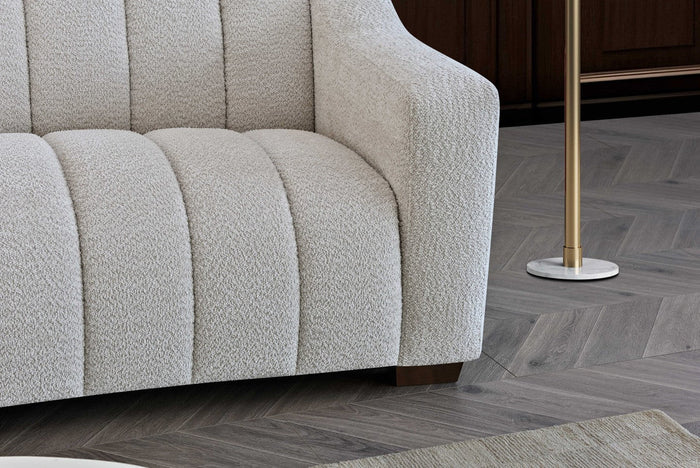 Sofista Astoria 2 Seater Sofa in Oatmeal Boucle Fabric - Sofista Living LTD 