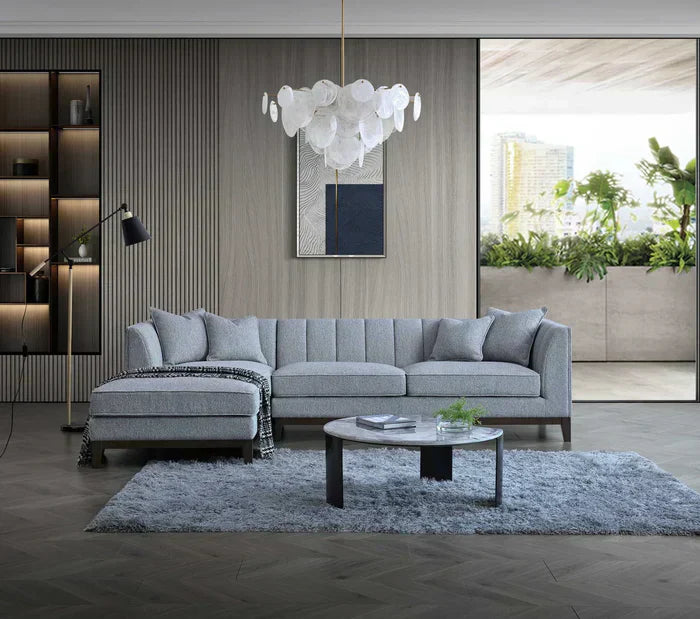 Sofista Left Cooper Sofa in Dolphin Boucle - Sofista Living LTD 