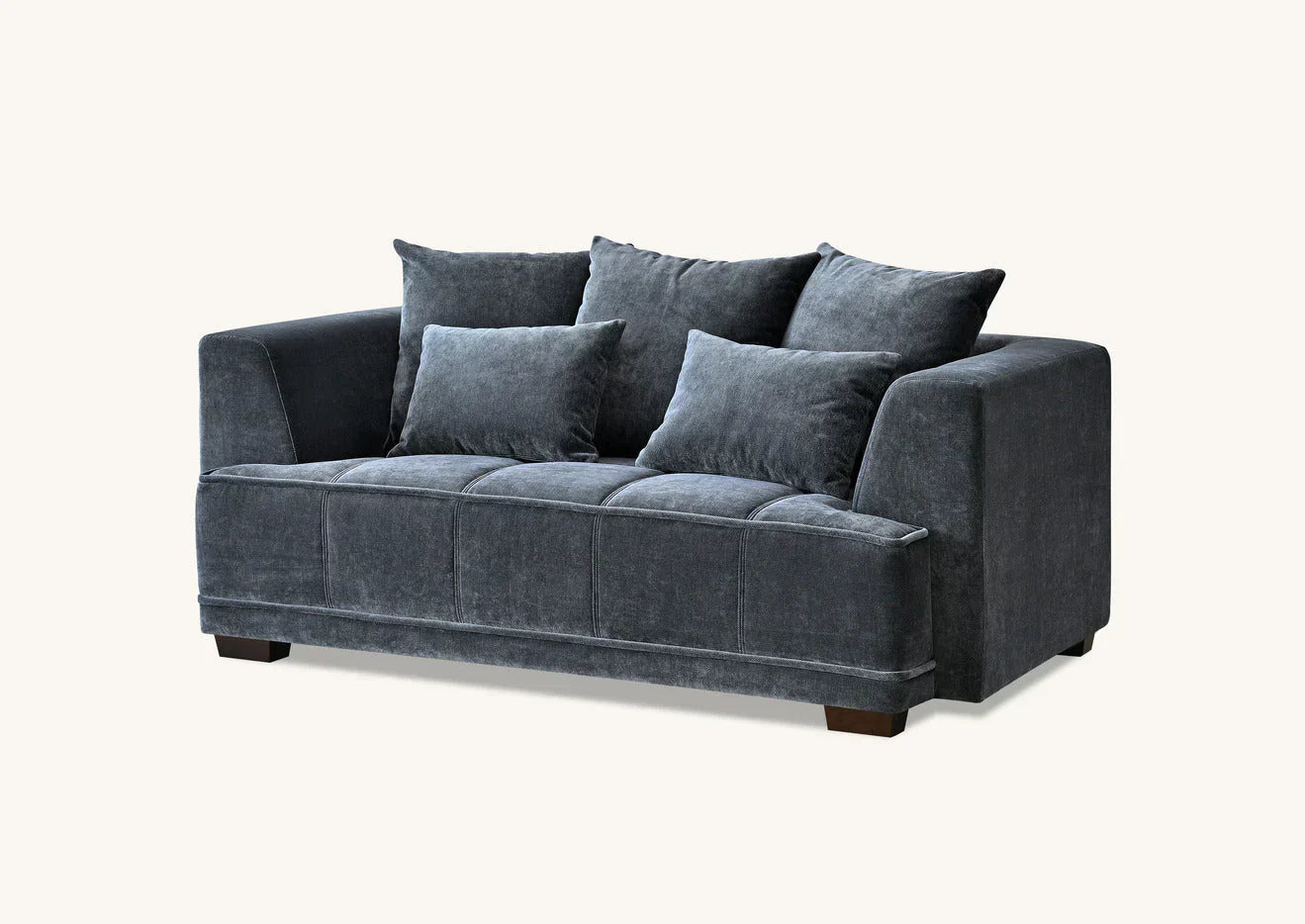Gramercy Sofa in Steel Velvet - Sofista Living LTD 