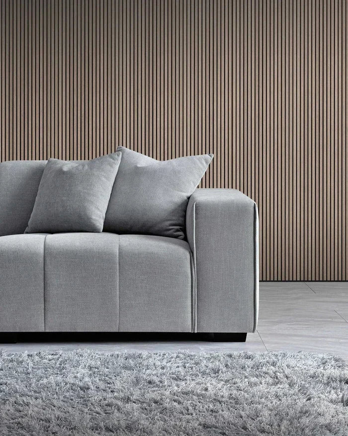 Sofista Leanord Right Corner Sofa in Cloudy Grey Boucle - Sofista Living LTD 