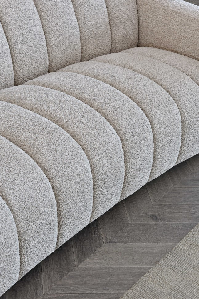 Astoria sofa in Oatmeal Boucle Fabric - Sofista Living LTD 