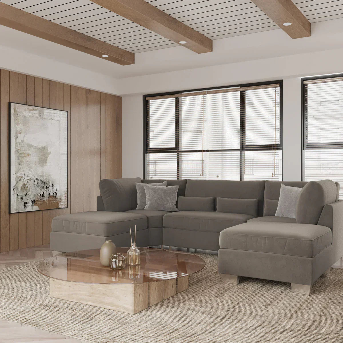 Berkshire U Shape Corner Sofa - Sofista Living LTD 