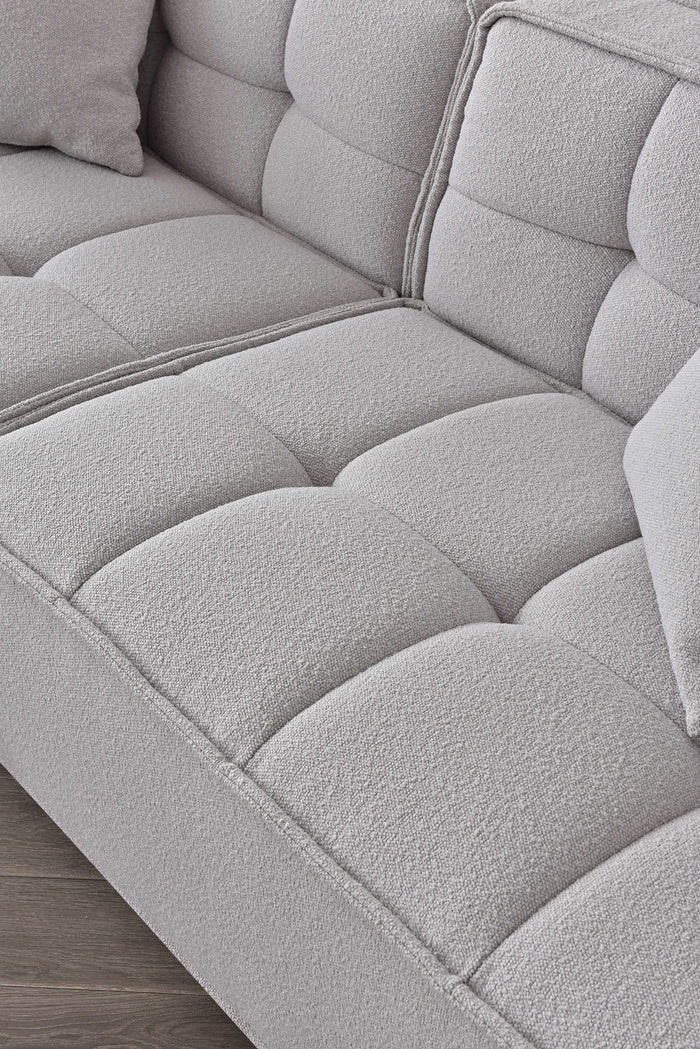 Sofista 4 Seater Murray Sofa in Putty Boucle Fabric - Sofista Living LTD 