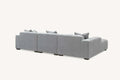 Leanord Corner Sofa in Cloudy Grey Boucle - Sofista Living LTD 