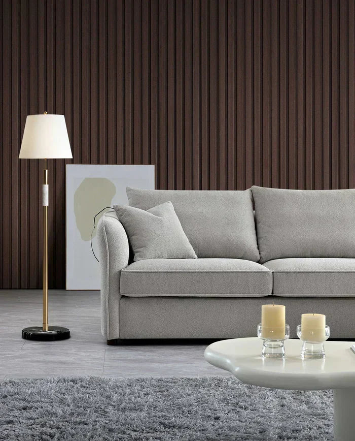 Sofista Rubin Right Corner Sofa in Charcoal Boucle - Sofista Living LTD 