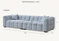Tribeca Sofa in Pearl Boucle - Sofista Living LTD 