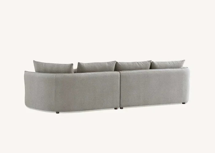 Sofista Rubin Right Corner Sofa in Charcoal Boucle - Sofista Living LTD 