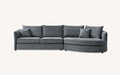 Sofista Rubin Right Corner Sofa in Charcoal Boucle - Sofista Living LTD 