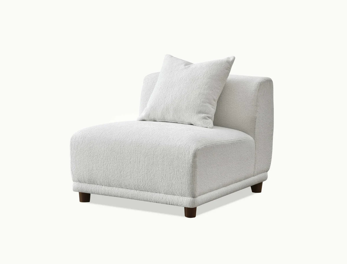 Lottie Right Corner Sofa in Polar Boucle - Sofista Living LTD 