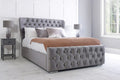 New York Wingback Chesterfield Bed – Classic Luxury Button-Tufted Wingback Bed Frame UK