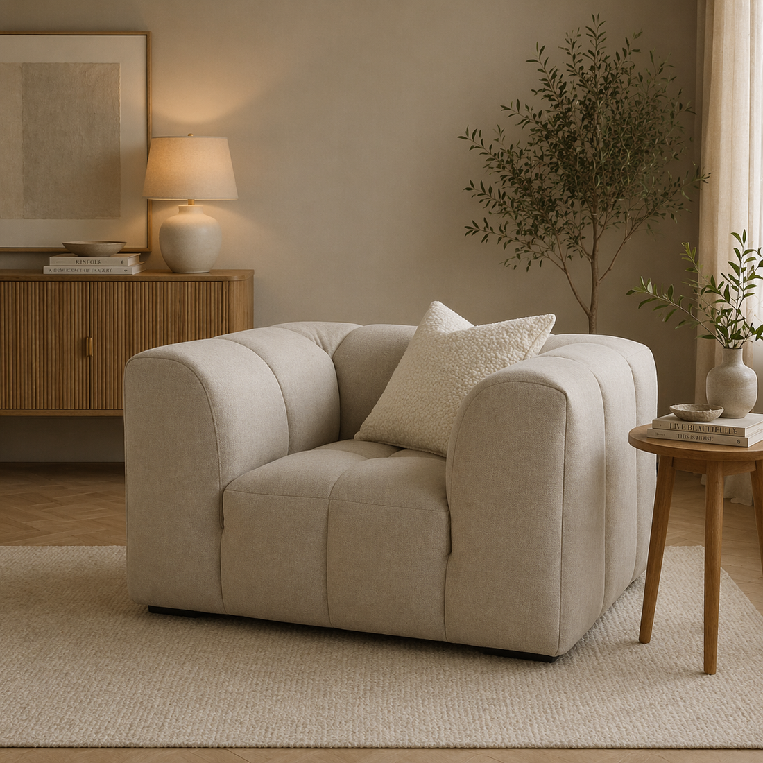 Sofista Pearl 1 Seater Sofa | Luxury Armchair UK