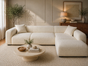 Sofista Luna L Shape Sofa Left Chaise | Contemporary Corner Sofa UK