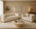 Sofista Bubble 3+2 Seater Sofa Set – Matching Modern Bubble Sofa Suite for Living Room UK