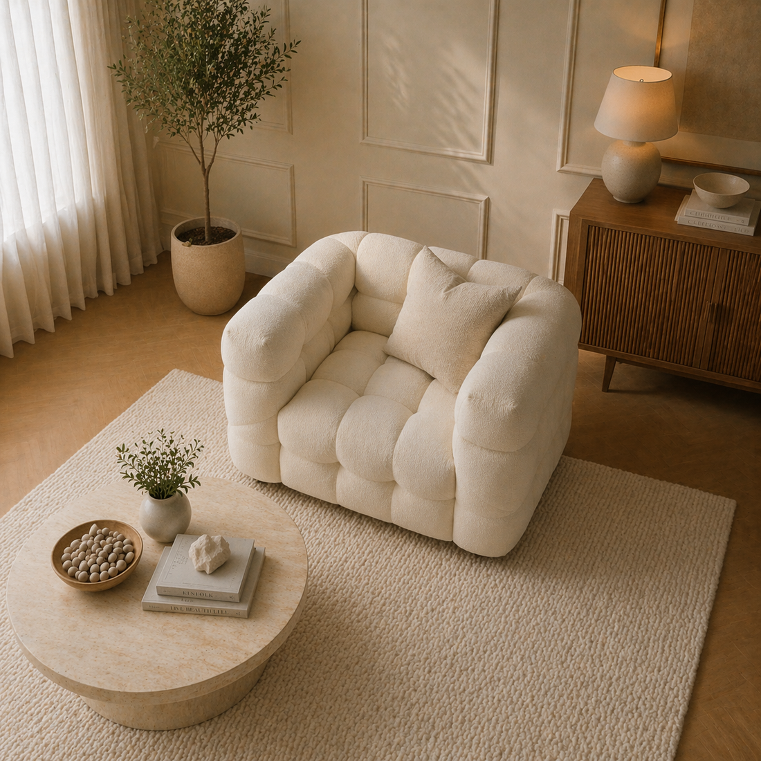 Sofista Bubble 1 Seater Sofa | Modern Bubble Armchair UK