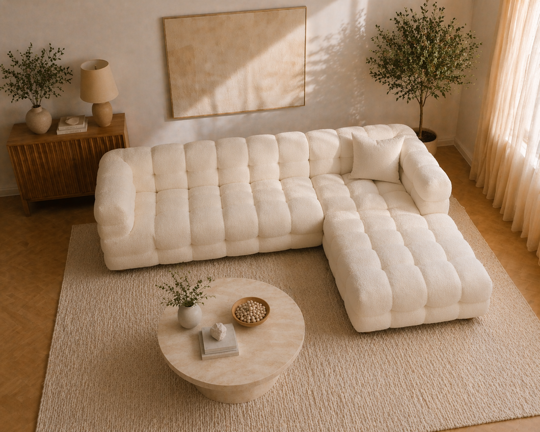 Sofista Bubble L Shape Sofa Right Chaise | Modern Corner Sofa UK