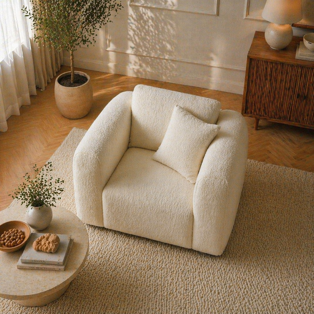 Sofista Luna 1 Seater Sofa | Contemporary Armchair UK