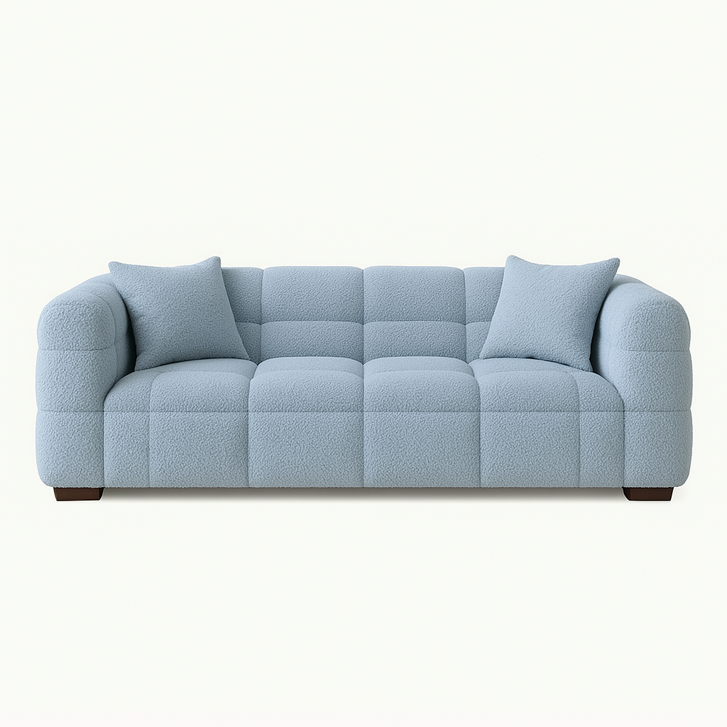 Sofista Tribeca 2 Seater Sofa in Pearl Boucle - Sofista Living LTD 