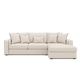 Sofista Mayfair Right Corner Sofa with Black Piping
