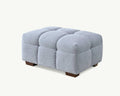 Tribeca Footstool in Pearl Boucle - Sofista Living LTD 