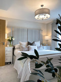 Corinthia Wide Headboard Bed - Sofista Living LTD 