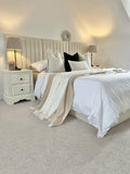 Fitzroy Wide Headboard Bed - Sofista Living LTD 