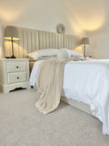 Fitzroy Wide Headboard Bed - Sofista Living LTD 