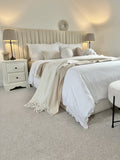 Fitzroy Wide Headboard Bed - Sofista Living LTD 