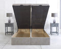 Luxe Linea Upholstered Bed - Sofista Living LTD 