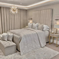 Westminster Luxury Panelled Bed – Premium Upholstered Panelled Headboard Bed Frame UK