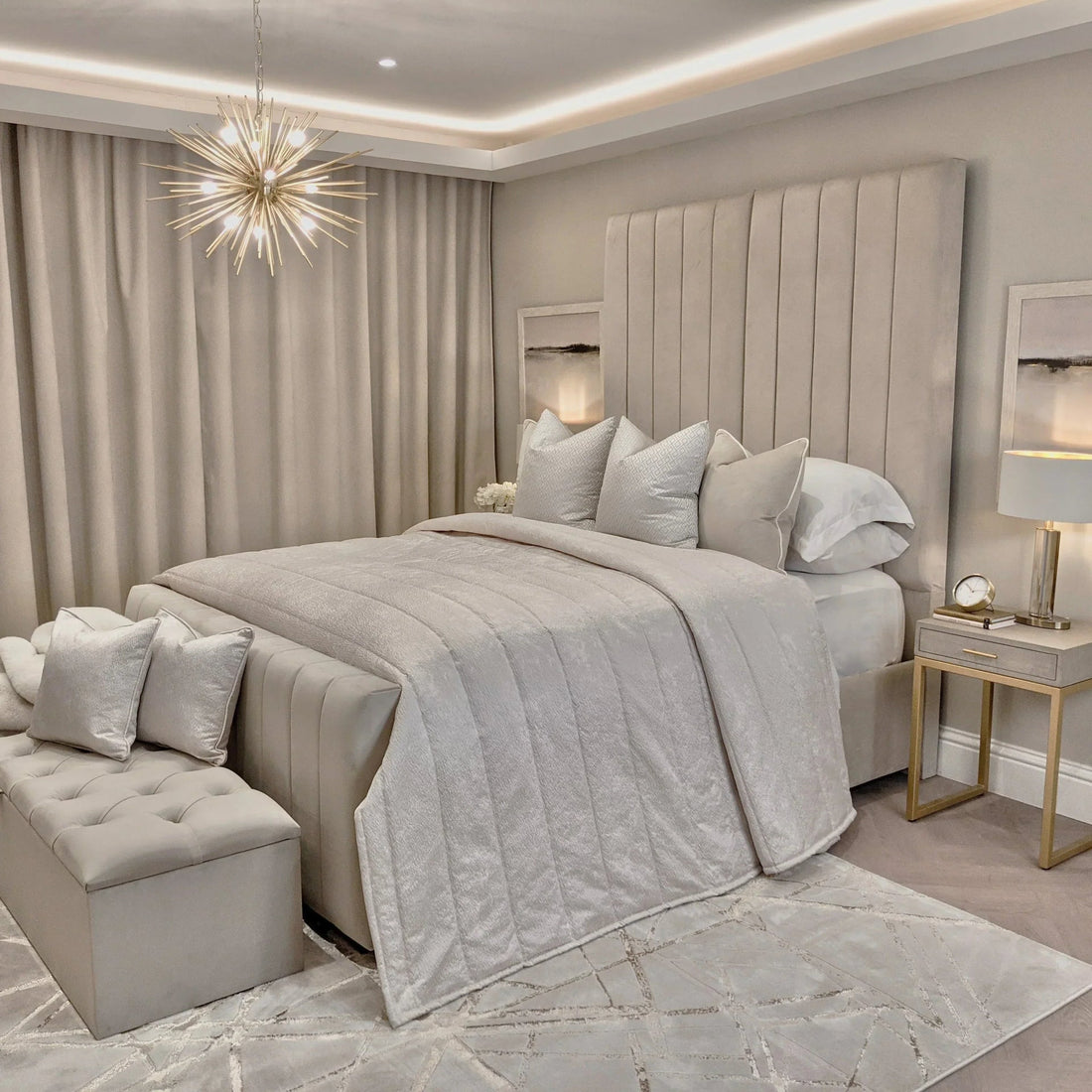 Westminster Luxury Panelled Bed - Sofista Living LTD 