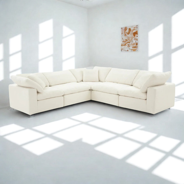 Sofista Cloud Corner Sofa | Luxury Bouclé Corner Sectional | Modern Corner Sofa UK