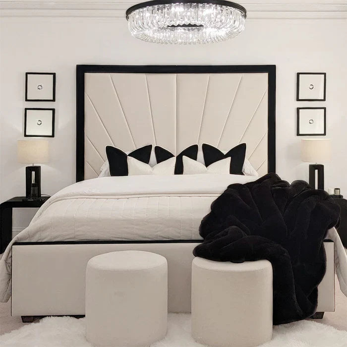 Palace Sunburst Bed – Luxury Sunburst Design Upholstered Bed Frame for Elegant Bedrooms UK