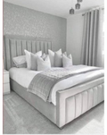 Oslo Panel Upholstered Bed – Modern Luxury Panel Bed Frame for Stylish Bedrooms UK