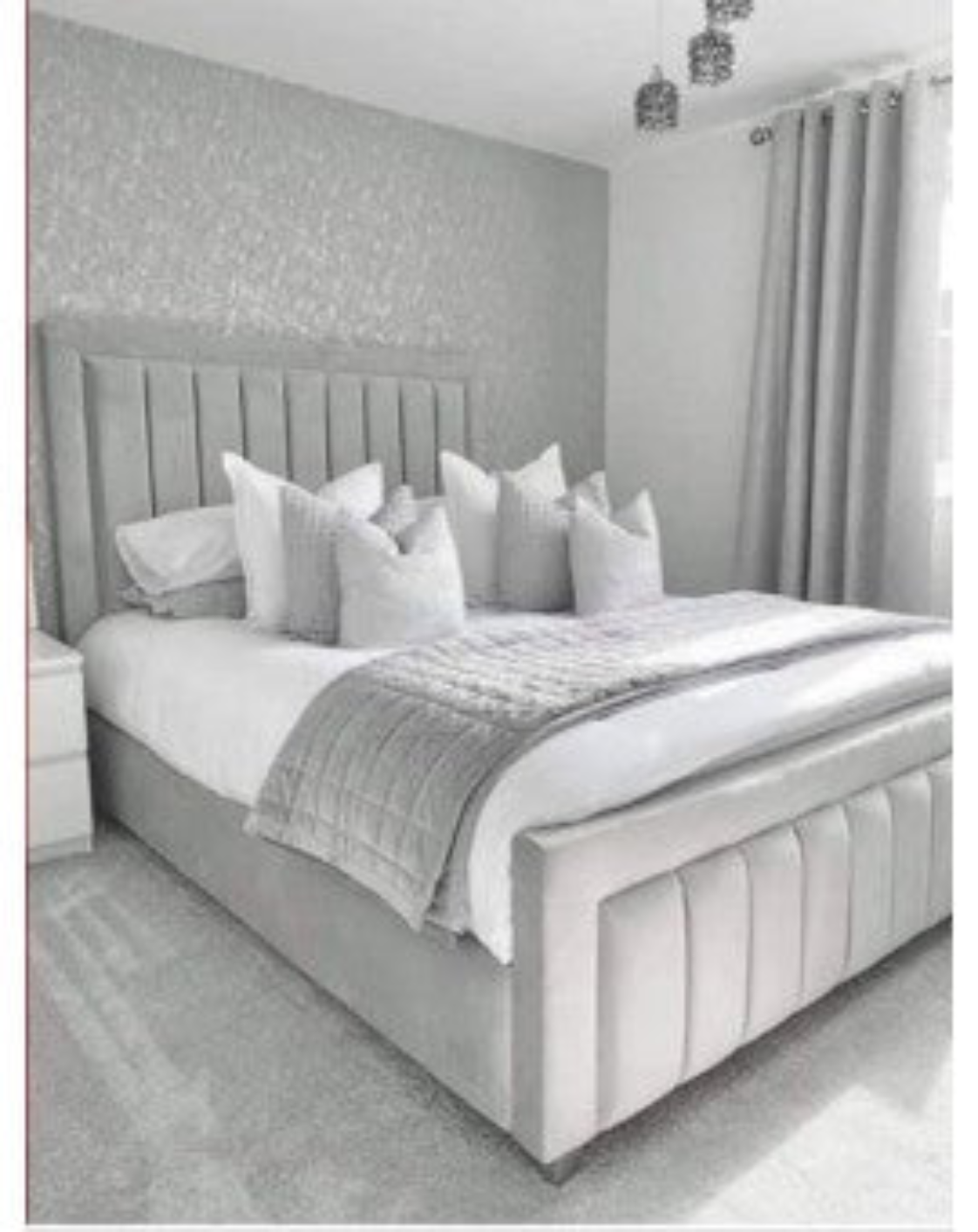 Oslo Panel Upholstered Bed – Modern Luxury Panel Bed Frame for Stylish Bedrooms UK