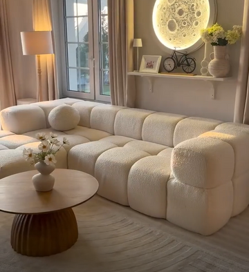Sofista Bubble L Shape Sofa With Chaise | Modern Corner Sofa UK