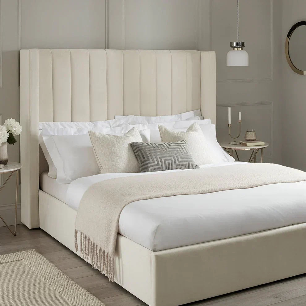 Champagne Bed Frame – Sleek Modern Bed Frame with Storage Options for Bedrooms UK